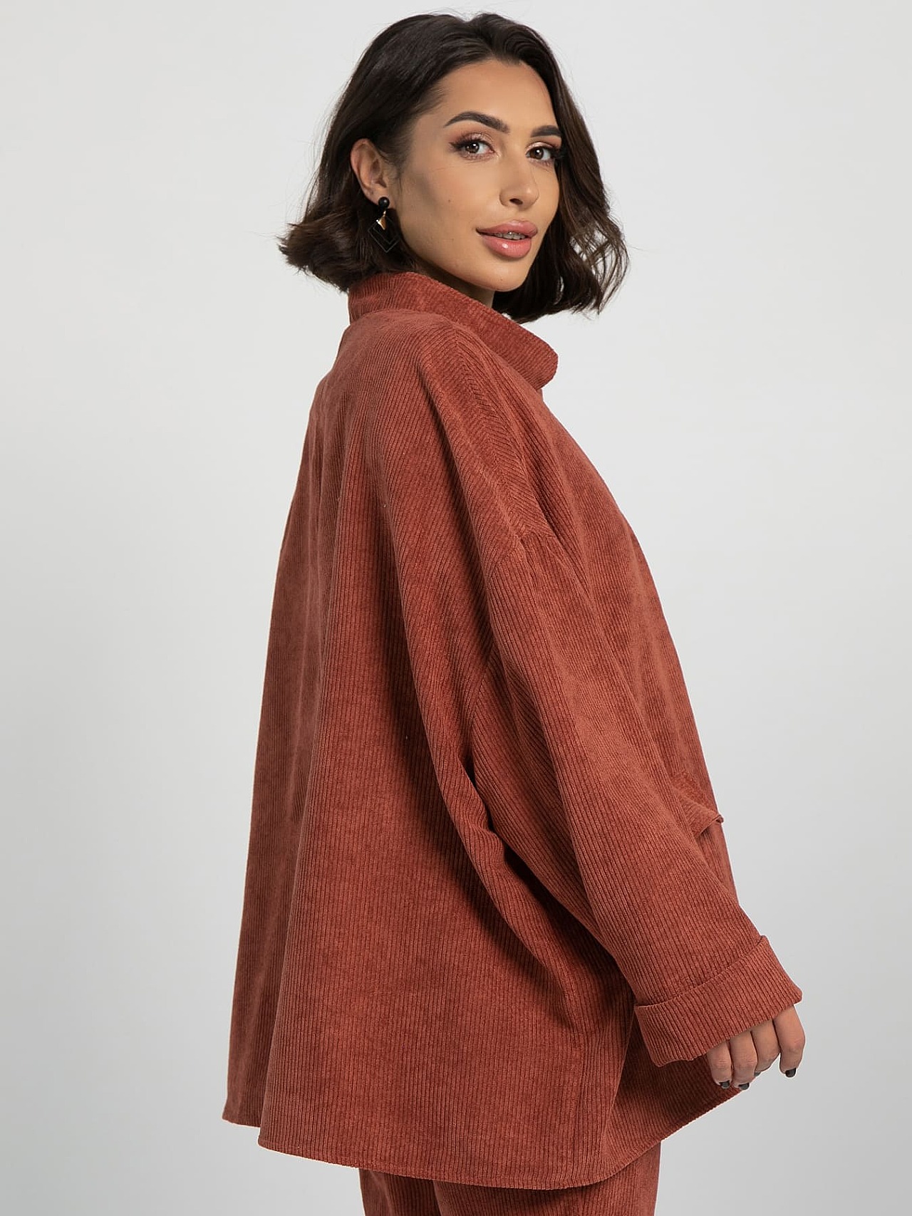 Жакет вельветовый Эльче (коричневый) Б16285-39М