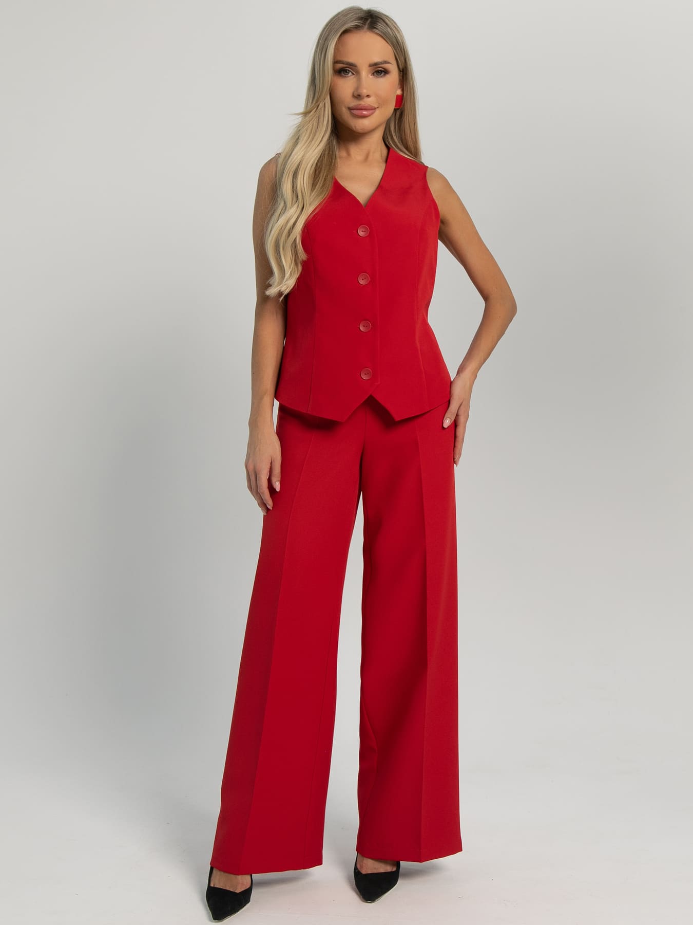 Брюки На каждый день (красные) Б14715-16М