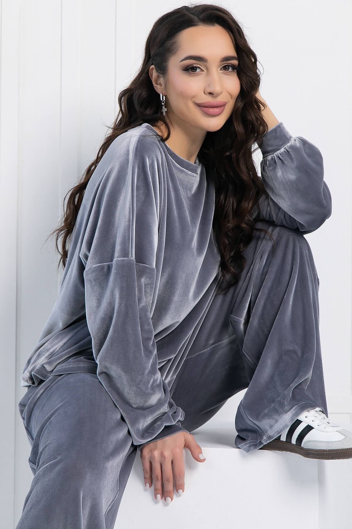 Костюм Маринетт (серый) К13007-5М
