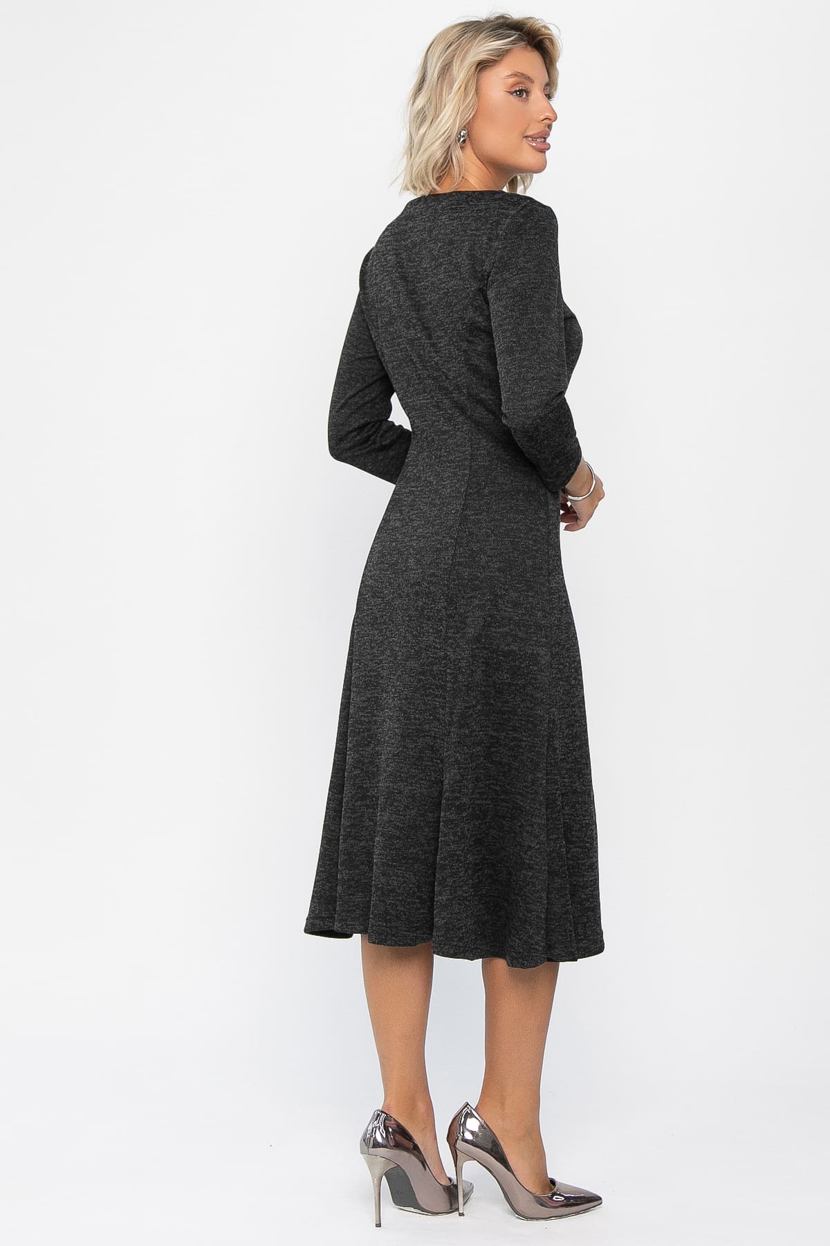 Платье годе Летисия (серое) П14328-10М