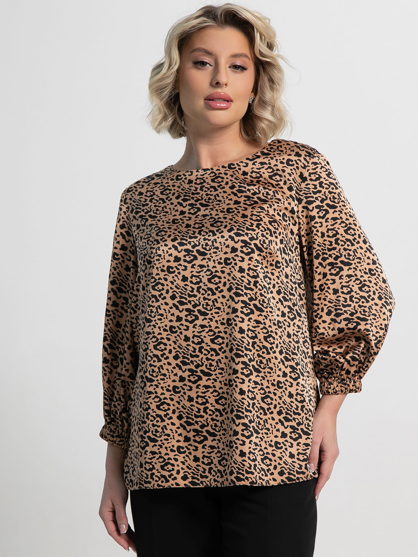 Блуза Прерия (коричневый) Б15124-30М