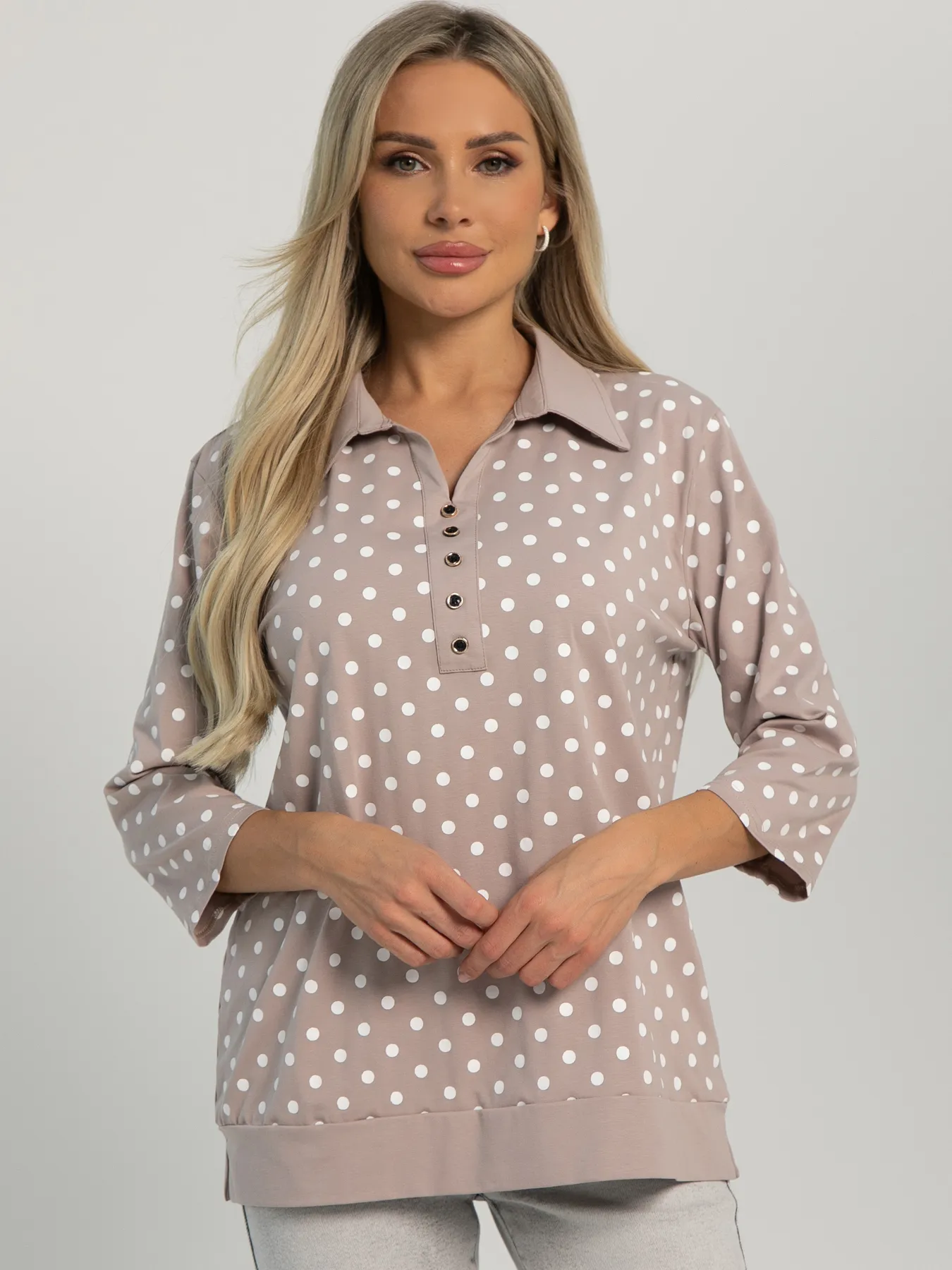 Блуза Мильда (пыльная роза) Б16210-18М