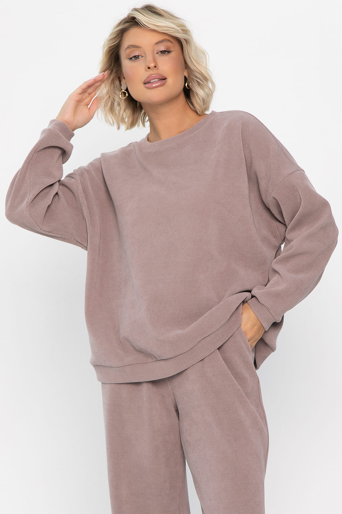 Костюм трикотажный Августа ХИТ (пыльная роза) К14346-5М